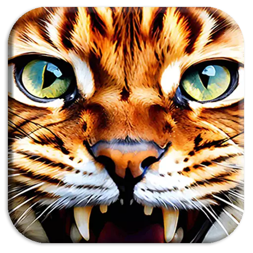 Wildcats photorealistic app icon